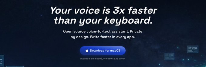 OpenWhispr - your voice is 3x faster than your keyboard