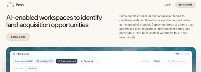 Parca - AI-enabled workspaces for land acquisition