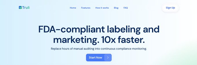 Truli - FDA-compliant labeling and marketing, 10x faster