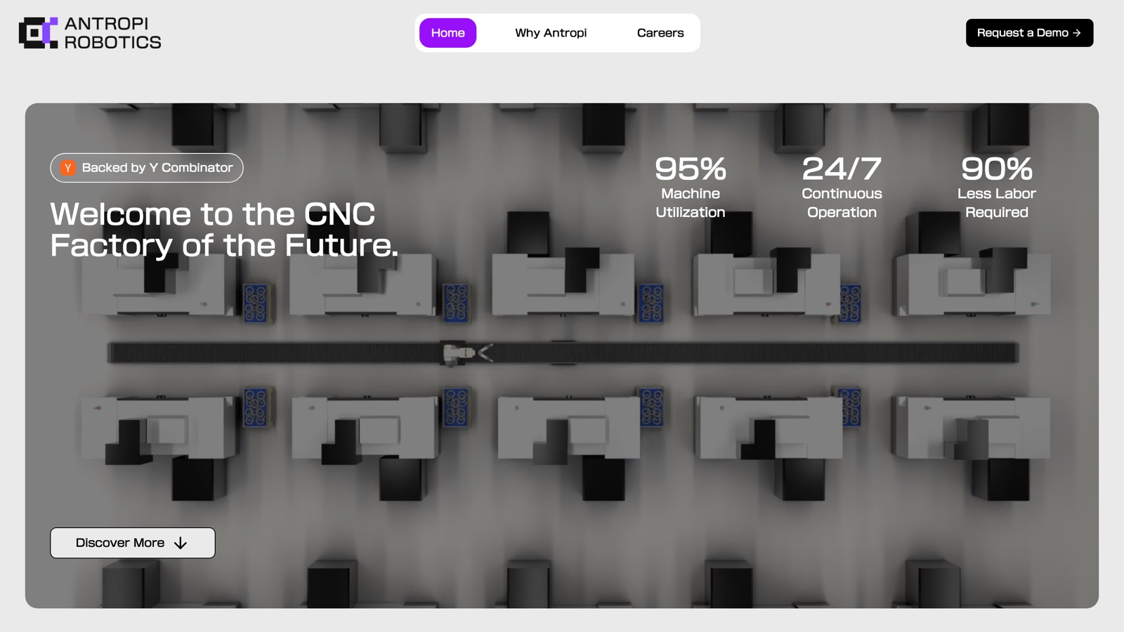 Antropi Robotics - the CNC factory of the future