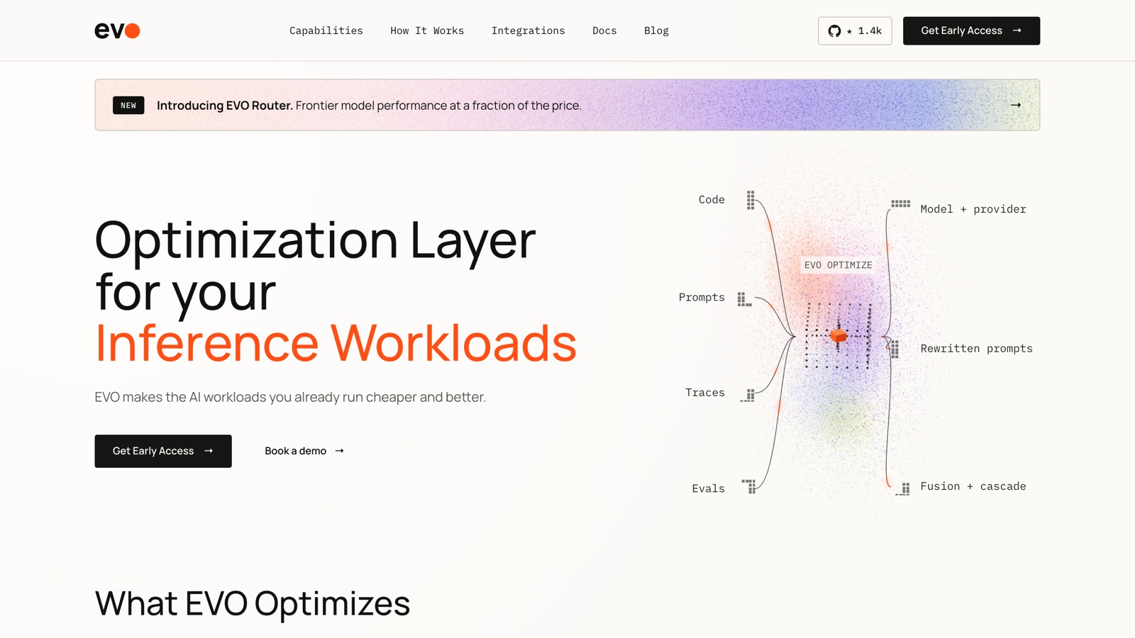 EVO - optimization layer for your inference workloads