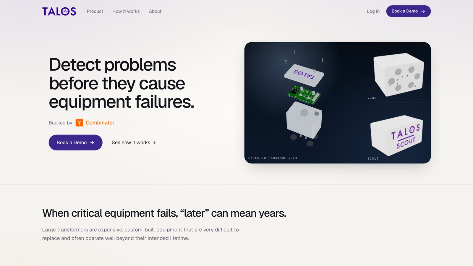 Talos - detect problems before they cause equipment failures
