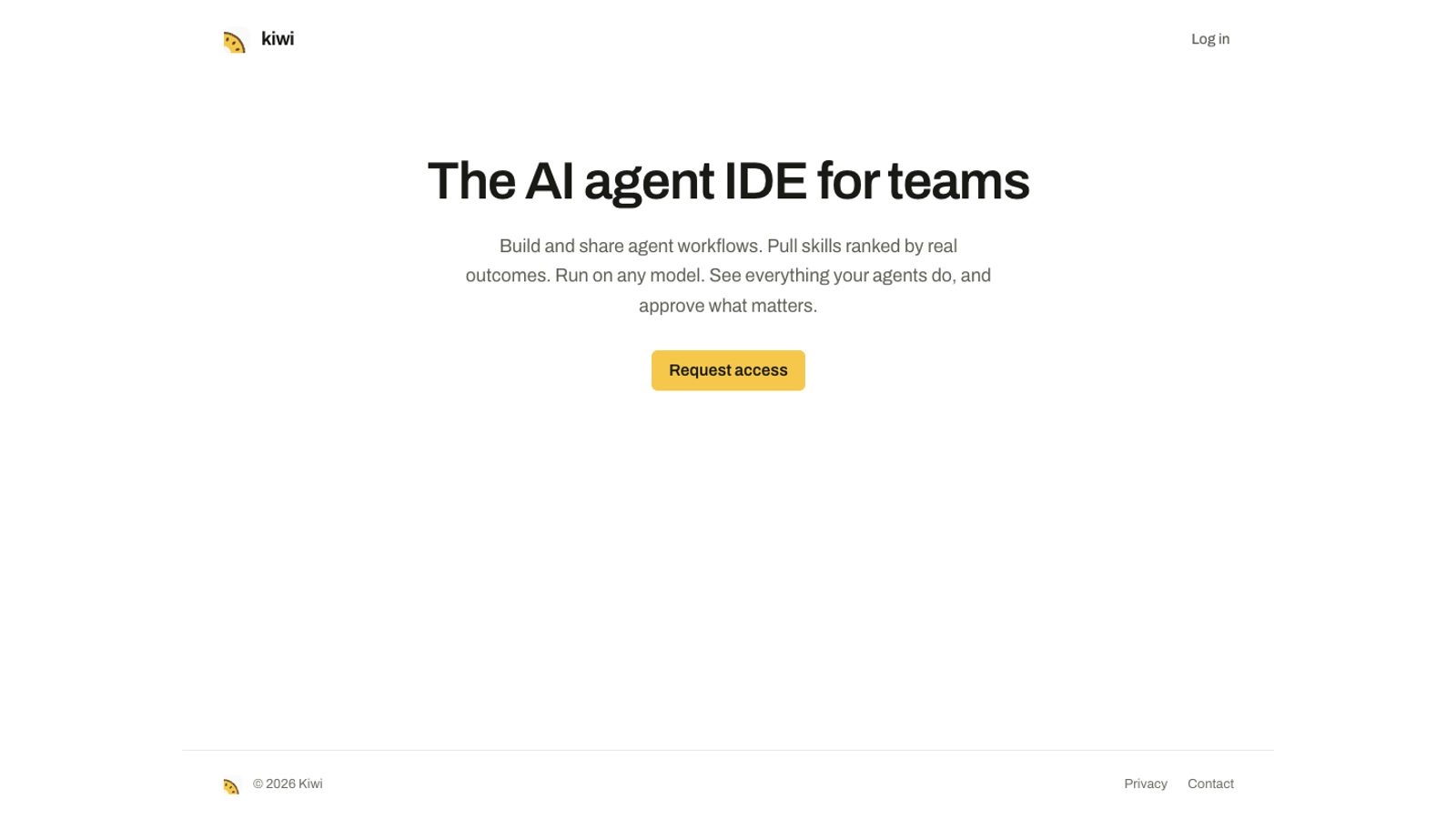 Kiwi AI - the AI agent IDE for teams