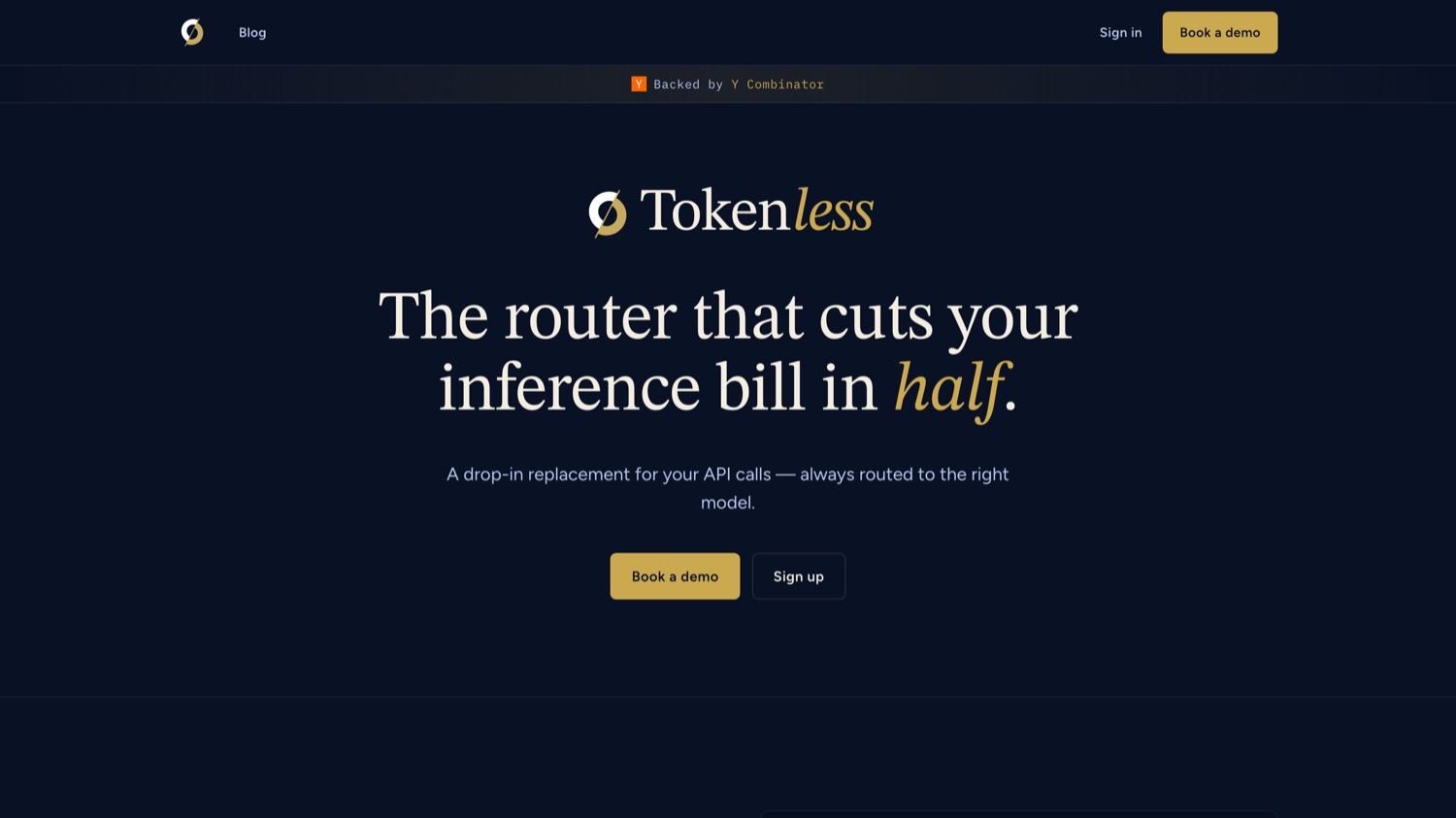 Tokenless - the router that cuts your inference bill in half